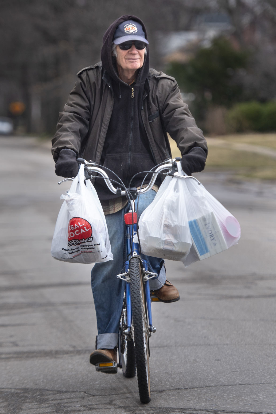 Biking for groceries